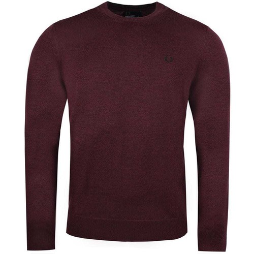 Fred Perry Mahogany Marl Classic Jumper