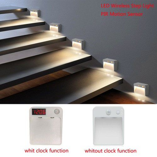 LED Wireless Auto Light PIR Motion Sensor Step Stair Pathway Stair Wall Light