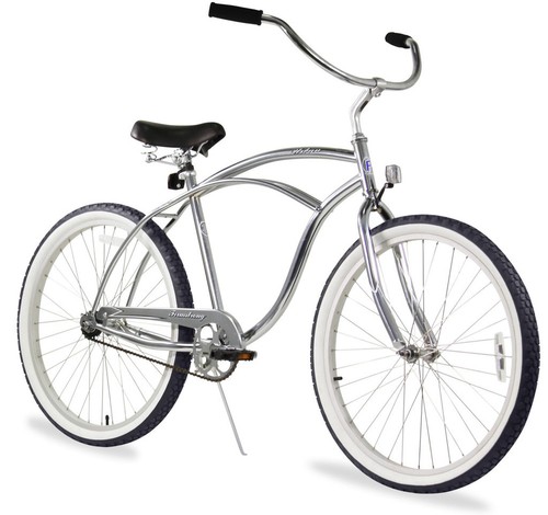 26/" Men Beach Cruiser Bicycle Bike Firmstrong Urban Chrome