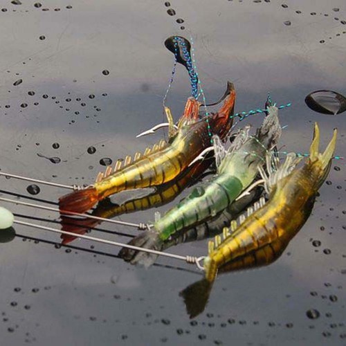 Neue Förderung Angeln Köder 10CM 6G 3PCS leuchtende Wlures weichen lockt kü