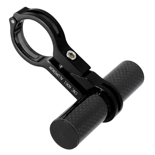 Bike Bicycle Handle Bar Extender Mount Bracket Holder for Lamp Light Black