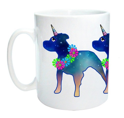 Staffordshire Bull Terrier Stafficorn Staffie Staffy Gift Unicorn Dog Mug
