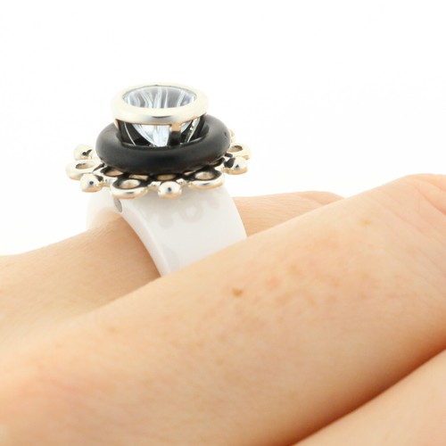 EHINGER SCHWARZ *Charlotte* runde Scheibe Ebenholz Ø14mm