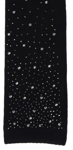 Fashion Ladies Knitted Crochet Long Fingerless Winter Beads Gloves Arm Warmer