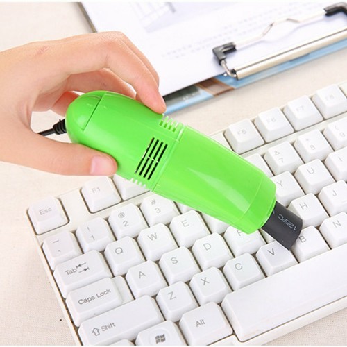 Mini Computer Vacuum USB Keyboard Cleaner PC Laptop Brush Dust Cleaning tool BI
