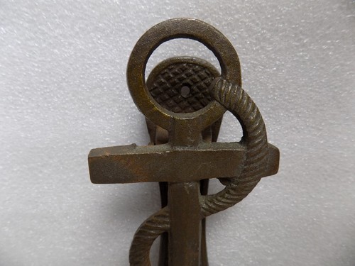 Antique Vintage Style Iron Anchor Door Knocker Antique Color Nautical Maritime