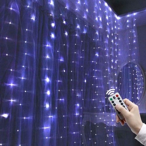 300LED Curtain Lamp Fairy String Light Wedding Party In//Outdoor Decor Christmas