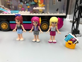 Lego Friends Pop Star Tour Bus, 41106 Complete w/Manuals & Box