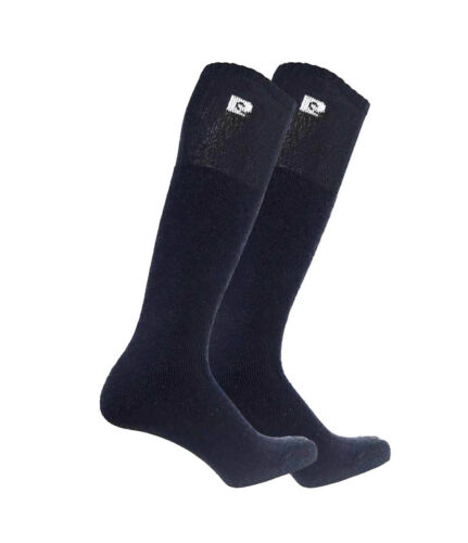 6 PAIA CALZE SPUGNA LUNGA BASKET UNISEX PIERRE CARDIN SPORT NERO BLU BIANCO