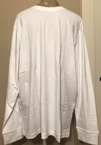 NWT Men’s Eddie Bauer Long Sleeve Classic Fit Bright White XX-Large T-Shirt XXL