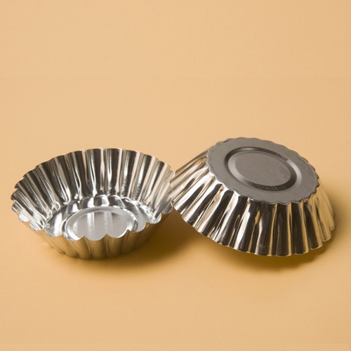 Baking Tool 20PCS Egg Tart Aluminum Cupcake Cake Cookie Flower Mold Mould Tin