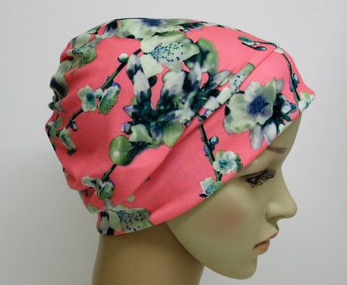Bonnet Pour Femmes Fleuri Viscose Jersey Beanie chimio Beanie Bonnet