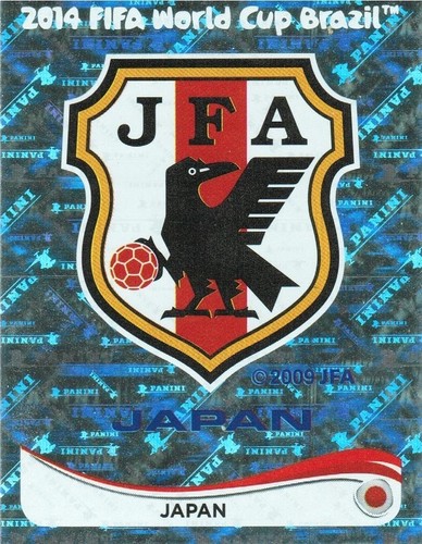 Panini 241 Logo Emblem JFA Japan FIFA WM 2014 Brasilien