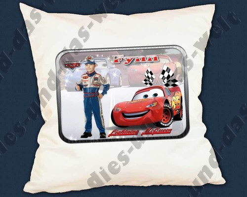 NAME FOTO Fotomontage ★ Cars Bügelbild NEU GROSS 29x21 cm XXL Geschenkidee