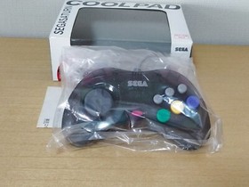Sega Saturn Controller Coolpad Skeleton Clear Black HSS-0162 New(unused)