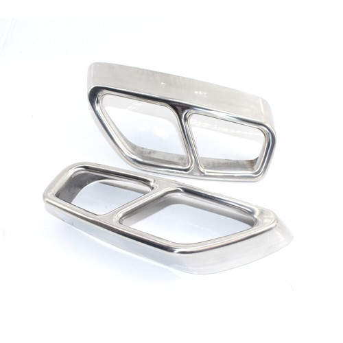 Details about / 2x Rear Exhaust Pipe Cover Trims Fit For BMW 5 6 Series G30 G32 2017-18