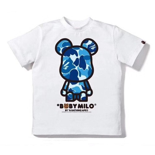 2020 A Bathing Ape Bape Kids Boy Girls Bear Camo T-Shirt Tops Summer Tee 3 style