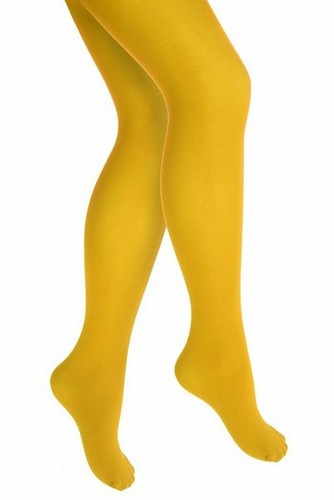 GELB Strumpfhose Kinder Blickdicht 70 Den Mädchen Biene Fee Motto Karneval