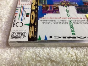 Sonic the Hedgehog CD Mega CD Action Game Unopened Rare Collectible 1993