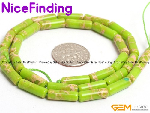 Column Sea Sediment Jasper Loose Stone Beads Jewellery Making 15/" Free Shipping