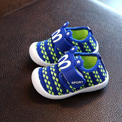 Toddler Infant Kids Baby Cartoon Star Rabbit Ears Squeaky Single Shoes Sneaker