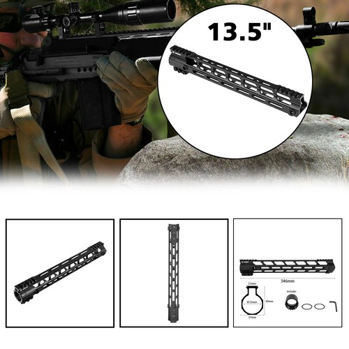 Ohhunt 7//9//10//12//13.5//15 Inches Free Float Hand guard M-LOK Handguard with Nut A