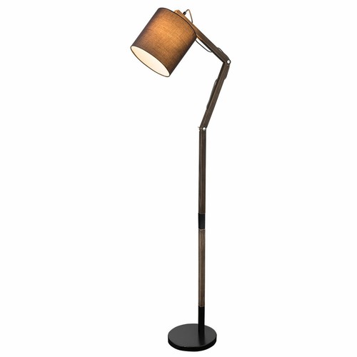 Smart Home LED Gelenk Leuchte beweglich Steh Lampe Alexa Google RGB Dimmer Holz