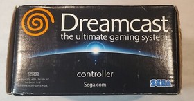 2000 Sega Dreamcast Controller OEM Blue Original Box ONLY Shows Wear No Manual