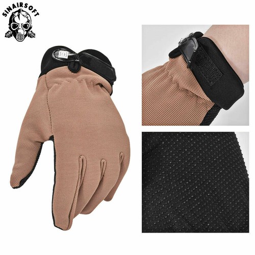 Men Tactical Combat Hunting Anti-skid Ripstop Military Full Finger Riding Gloves