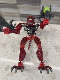 LEGO Bionicle Hakann 8901, No Manual, No Cannister, Missing 3 Balls & Weapon Tip