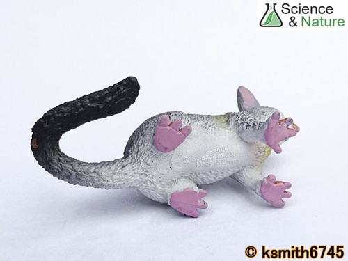 NEW S/&N SMALL POSSUM plastic toy wild zoo Australian animal