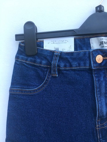 Ladies Ex NEW LOOK Jenna Skinny Jeans Blue Sizes 4-18 *NEW*