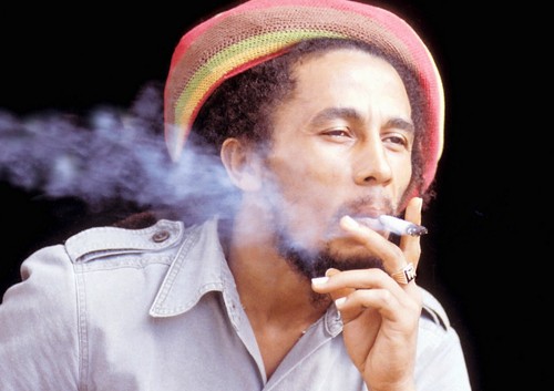 Bob Marley Wall Art Print Photo Print Poster Picture reggae spliff smoking.