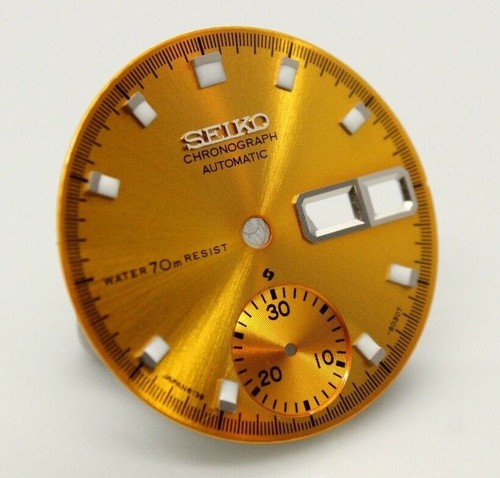 Yellow Resist Dial Vintage SEIKO Chronograph 6139-6002 6005 6001 6009 07 Pogue