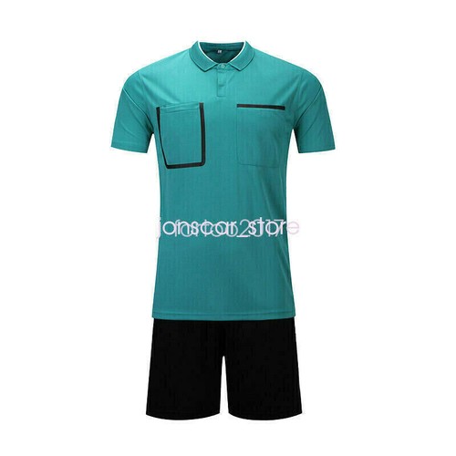 Men/'s Adult Youth Soccer Football Short Sleeve Shirts Referee Jersey Uniforms