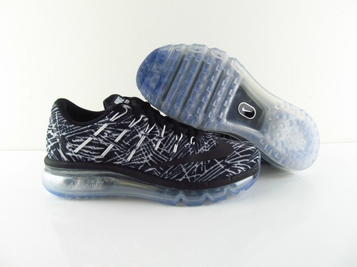 Nike Air Max 2016 Print Sneakers Running White Black New US/_8.5 Eur 40