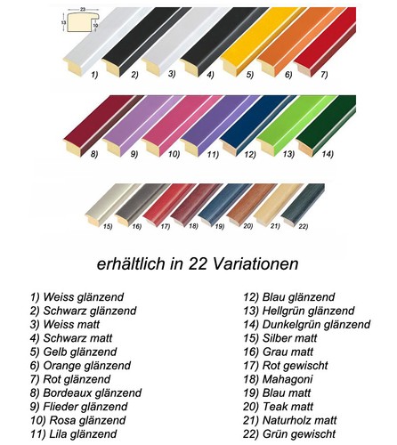 Photo Picture Frames Crixus23 Echtholz Bilderrahmen In Natur Foto Poster Rahmen B 25 Home Furniture Diy Zabbaan Com