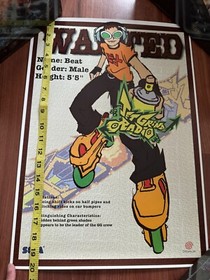 Jet Grind Radio Sega Dreamcast 4 Promo Poster Set ~ Vintage 2000 ~ 20"x14"