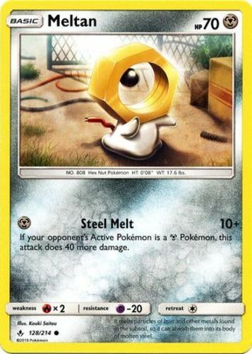 Common Pokemon SM10 Unbroken Bonds M//NM English 128//214 x4 Meltan