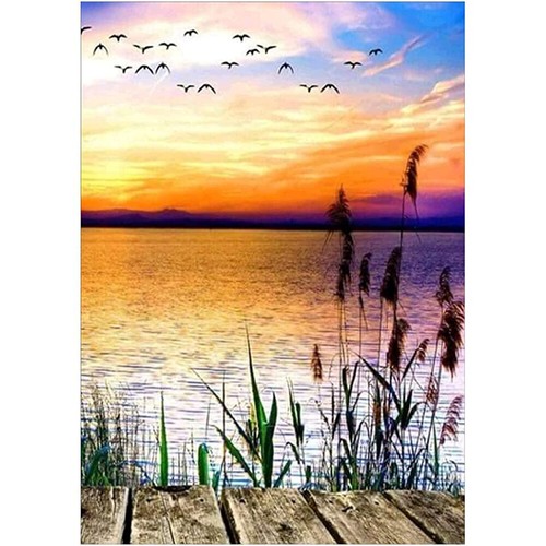 Scenery Full Drill DIY 5D Diamond Painting Cross Stitch Kit Embroidery Art Decor
