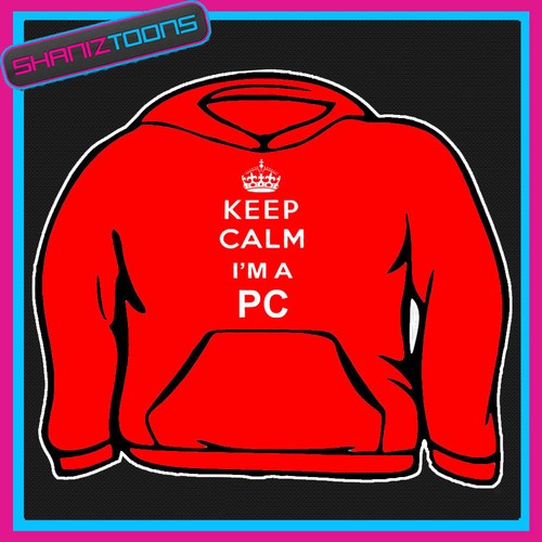 KEEP CALM I/'M A PC POLICEMAN POLICE ADULTS MENS LADIES HOODIE HOODY GIFT