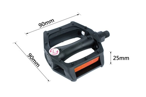VP VP-570 Mountain MTB BMX Bicycle Bike Platform Flat Pedals 1pair Black