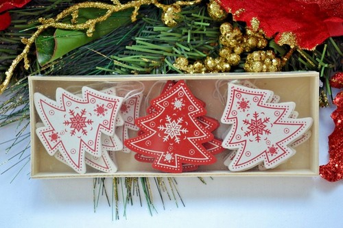 reno Decoraciones de Navidad-Box Sets guirnaldas Banderines Santa Claus Árboles