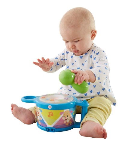 Drum set Fisher-Price Laugh /& Learn Tap /& Teach Drum Educational Fun Gift