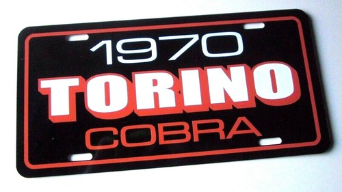 1970 Ford TORINO COBRA license plate car tag 70 fastback super cobra jet 429