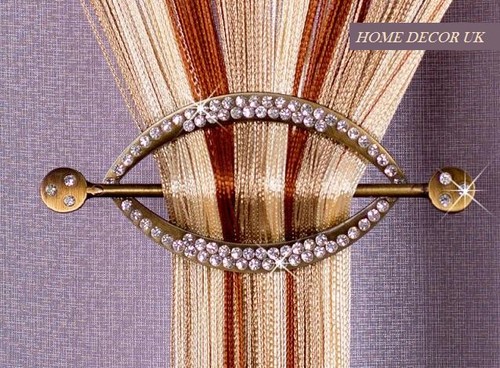 Door Home Decoration 98/" x 118/" Beautiful Colorful String Net Curtains Window