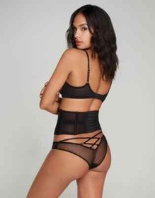 AGENT PROVOCATEUR BLACK ESSIE WASPIE CORSET AP 3 MEDIUM UK 10 BNWT