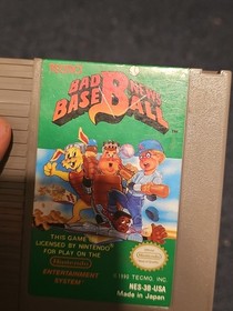 BAD NEWS BASEBALL NINTENDO NES 1990 CART Dust Sleeve  TECMO