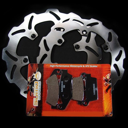 Pads RM125 RM250 Rear High Quality Brake Disc Rotor Suzuki Front 1996-1998