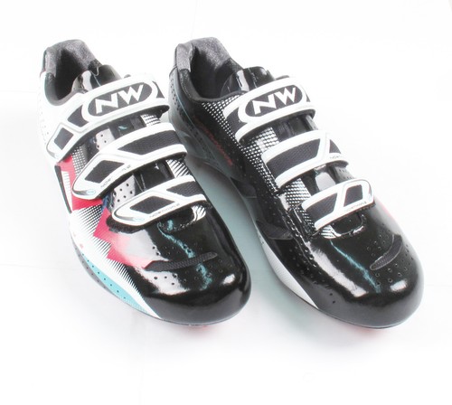 Northwave Extrême Noir//blanc//rouge de cyclisme sur route Chaussures Taille 41 SPD SL Look Vélo